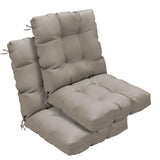 Outdoor Chair Cushions Set of 2, 42x21x4 Inch Patio Cushion for Dining/Rocking Chairs