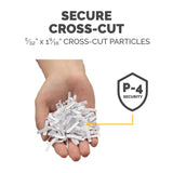 12C15 12 Sheet Cross-Cut Paper Shredder for Home and Office with Safety Lock & Powershred Performance Shredder Oil, 12 oz. Extended Nozzle Bottle (35250) Fellowes