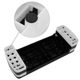BalanceFrom Aerobic Step Platform Trainer with Adjustable 3-Level Risers, 400 Pound Weight Capacity – Non-Slip Exercise Stepper for Cardio, Strength, and Fitness Workouts at Home or Gym