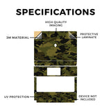 Laptop Skin Compatible with Alienware 16 Area-51 (2025) - Green Camouflage - Premium 3M Vinyl Protective Wrap Decal Cover - Easy to Apply | Crafted in The USA by MightySkins