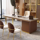 AQWASYUTER Office Computer Desk Home Rock Board Desk President Office