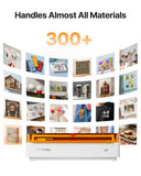 xTool M2 20W Color Craft Laser Engraver, with Full-Color CMYK Inkjet Printer, Built-in Dual Cameras, Class 1 Enclosed Safe Laser Engraving Machine for Wood, Leather, Felt, Fabric, Paper, DIY Crafts