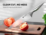 ASETY Knife Set - Ultra Sharp Knives Set for Kitchen with block, 15 PCS Stainless Steel Knife Set with Built-in Sharpener, Ergonomic Non-Slip Handle, Elegant Box for Men Women, Fathers day