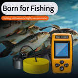 Portable Fish Finder Handheld Sonar Depth Finder for Kayak Boat Ice and Shore Fishing 100m Range with Transducer Fishing Alarm Underwater Contour TL88