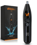 Wolnixx Nose Hair Trimmer for Men & Women – Powerful 8000 RPM Motor, Wet/Dry Use, Electric Nose & Ear Hair Clipper with Travel Lock, USB Rechargeable, Portable Grooming Tool