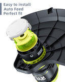 Weed Wacker String Compatible with Ryobi One Plus+ AC80RL3, 0.08'' String Trimmer Refill Line,Weed Eater String Compatible with Ryobi 18V, 24V, 40V Trimmers(10 Replacement Spools, 2 Trimmer Caps)