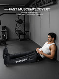Medisana Leg Compression Massager for Circulation & Pain Relief, Cordless Air Compression Boots with Customizable Modes, Intensities, Timer, Professional Leg Massager for Athletes Christmas Gifts