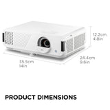 ViewSonic PX749-4K UHD 4K Gaming Projector Designed for Xbox with 4.2ms Response Time, 4000 ANSI Lumens