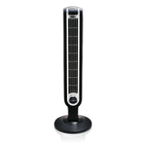 Oscillating Tower Fan, 3 Quiet Speeds, Timer, Remote Control, for Bedroom, Kitchen, Office, 36", Black, 2511 Lasko