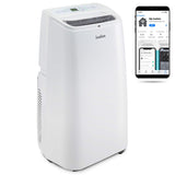 13,000 BTU Portable Air Conditioner with Wi-Fi for Rooms Up to 500 Sq Ft (8,500 BTU SACC) 3-in-1 Ivation