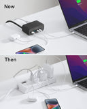Anker 525 Charging Station, 7-in-1 USB C Power Strip, 65W Max