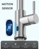 Touchless Kitchen Faucet with Pull-Down Sprayer, Kitchen Sink Faucet Touchless Brushed Nickel APPASO