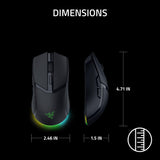 Razer Cobra HyperSpeed Wireless Gaming Mouse, 62g Lightweight, Black