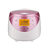 6-Cup (Uncooked) / 12-Cup (Cooked) Micom Rice Cooker with Nonstick Inner Pot | (White/Pink) CUCKOO