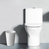Lysam Bathroom Trash Can 8 Pack, 1.8 Gallon Small Trash Can with Trash Bags