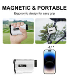 Flagfront Golf Rangefinder with Slope, 1100 Yards Laser Range Finder, 6X Magnification