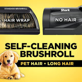 Shark Detect Ultralight Corded Stick Vacuum with Direction Detect and Self-Cleaning Brushroll, Powerful Hair Pickup, Ultra-Lightweight, Crevice & Upholstery Tool Included, Evergreen, HZ752