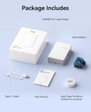 NIIMBOT N1 Label Maker with Tape, Portable Bluetooth Label Printer, White