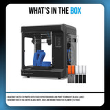 MakerBot Sketch 3D Printer with Fused Deposition Modelling Print Technology (Black, Large) Bundle with PLA Filament (10-Pack) (2 Items)