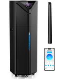 AERZY 5Gal Humidifiers for Bedroom Large Room up to 2800ft², APP/Remote Control, 60H Supersized Cool Mist Humidifier with Auto 180°Mist Tube, 24H Timer, Top Fill Humidifiers for Home Office Plants