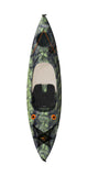Pelican Argo 100X - Angler Sit in Fishing Kayak - Vapor Black Lime - Lightweight Stable - Ergoform™ Padded seat - 10 ft