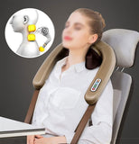 TOEWOE Shiatsu Back Shoulder and Neck Massager with Heat - Deep Tissue Kneading Massage, Back Massager, Shoulder Massager, Electric Full Body Massager
