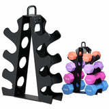 Weight Rack for Dumbbells, 4 Tiers A-Frame Dumbbell Rack Stand Only for Home Gyms Workout (Dumbbells not include)