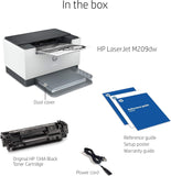 HP Laserjet M209dw Wireless Black & White Laser Printer, Single-Function, Print