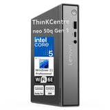Lenovo ThinkCentre neo 50q Gen 5 1L Mini Desktop, Intel Core 5 210H 8-Core