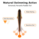 TRUSCEND 24PCS Fishing Lures for Bass Trout Crappie Versatile Paddle Tail Swimbaits Superb Soft Plastic Fishing Baits Freshwater Saltwater Bass Walleye Lure Fishing Gifts for Men