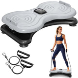 Silent Waist Twist Machine, Anti-Slip Twister Exercise Board with Stable Base, Waist Twisting Disc for Safe Ab Workout and Foot Massage at Home