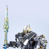 MechPuConToy 3D Metal Puzzle Model, Mechanical Mecha with Lights 3D Metal Jigsaw Puzzles Assembly Kits, Home Decor for Adults and Teens (1020+ PCS)