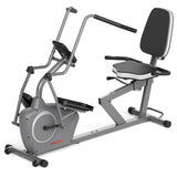 VANSWE Recumbent Exercise Bike with Arm Exerciser for Seniors Adults Home Training - Elliptical Recumbent Cross Trainer with Magnetic Resistance, Free App, Bluetooth Connectivity and Pulse Sensor