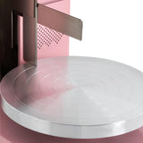 BGSHKAL Cake Decorating Machine, 80W Cake Cream Spreading Coating Smearing Machine 4-12 Inch Automatic Cream Spreading Stainless Steel Cake Scraper 0-200rpm Speed 11 Gears Spatula Holder Power Button