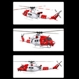 MechPuConToy GPS RC Helicopters for Adults, E2 UH-1Y 1/35 Scale 2.4G 6CH Remote Control Simulation 3D Stunt Helicopter Model with Lidar Positioning, Military RC Aircraft Outdoor
