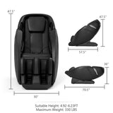 Giantex Full Body Massage Chair, SL Track Massage Recliner Zero Gravity W/Negative Ion Generator, Auto Shoulder Detector, Airbags, Back Heater, Shiatsu Sofa, Free Indoor Delivery