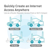 GL.iNet GL-AR300M16-Ext Portable Mini Travel Wireless Pocket Router - WiFi Router | OpenWrt | 2 x Ethernet Ports | OpenVPN/Wireguard VPN for Public & Hotel Wi-Fi | USB 2.0 Port | 2 x External Antennas GL.iNet