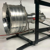 MechPuConToy Turbofan Engine Model Kit That Works, Removable and Maintainable Jet Engine with Liquid Combustion, Collectible Display for Aviation Enthusiasts &Adults