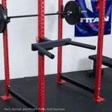 Titan Fitness T-3 Series Y-Dip Bar, Rack Mounted Dip Attachment, 500 LB Capacity, Fits 2 x 3 Tubular Steel Titan Fitness