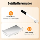 Guillotine Bone Cutting Machine, Heavy Duty Chicken Cutting Machine with Food Spatula for Beef Goat Pig Fish Butcher Commercial Kitchen