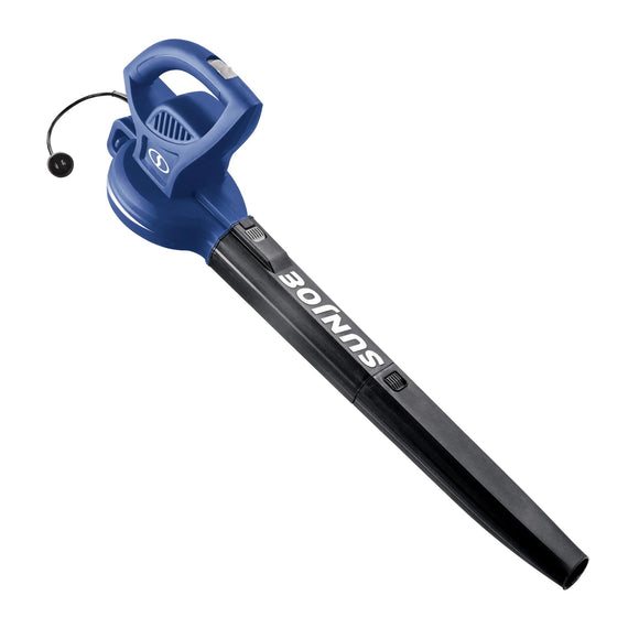 Sun Joe SBJ597E-SJB 6-Amp 155 MPH Electric Leaf Blower, Blue