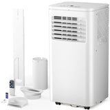Antarctic Star 10000 BTU Portable Air Conditioner, 4-in-1 AC Unit with Cooling, Dehumidifier & Fan Modes, Sleep Mode, 24H Timer & Remote Control, Moving Wheels & Window Installation Kit