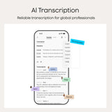 Plaud NotePin S Wearable AI Voice Recorder, Transcribe & Summarize, Black