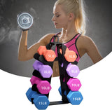 Weight Rack for Dumbbells, 4 Tiers A-Frame Dumbbell Rack Stand Only for Home Gyms Workout (Dumbbells not include)