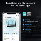TP-Link Archer BE12000 | Tri-Band Wi-Fi 7 Router | Includes Latest 6GHz Wi-Fi Band | New Wi-Fi 7 Features | 10G Connectivity | Compatible with Alexa and Google Assistant (Archer BE670)