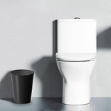Lysam Bathroom Trash Can 3 Pack, 1.8 Gallon Small Trash Can with Trash Bags