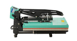 Montary 16x24 Commercial Grade Semi-Automatic 1800W High Pressure Multifunction Heat Press Machine: Boasting a Slide Out Lower Platen, Fast Heating & Infrared Positioning,Green