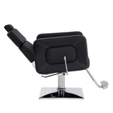 BarberPub Classic Hydraulic Reclining Barber Chair Salon Styling Beauty Spa Chair 2065 (Black)