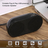 BXNSDFS Computer Speaker Plug & Play Portable USB-Powered Horn 3W Output for PC Laptops