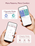 Momcozy Wearable Breast Pump M9, Hospital Grade Medical App-Controlled Hands-Free Electric Breast Pump Silver Gray 2 Count